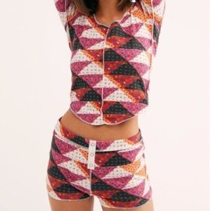 Free People Glacier Pajama shorts